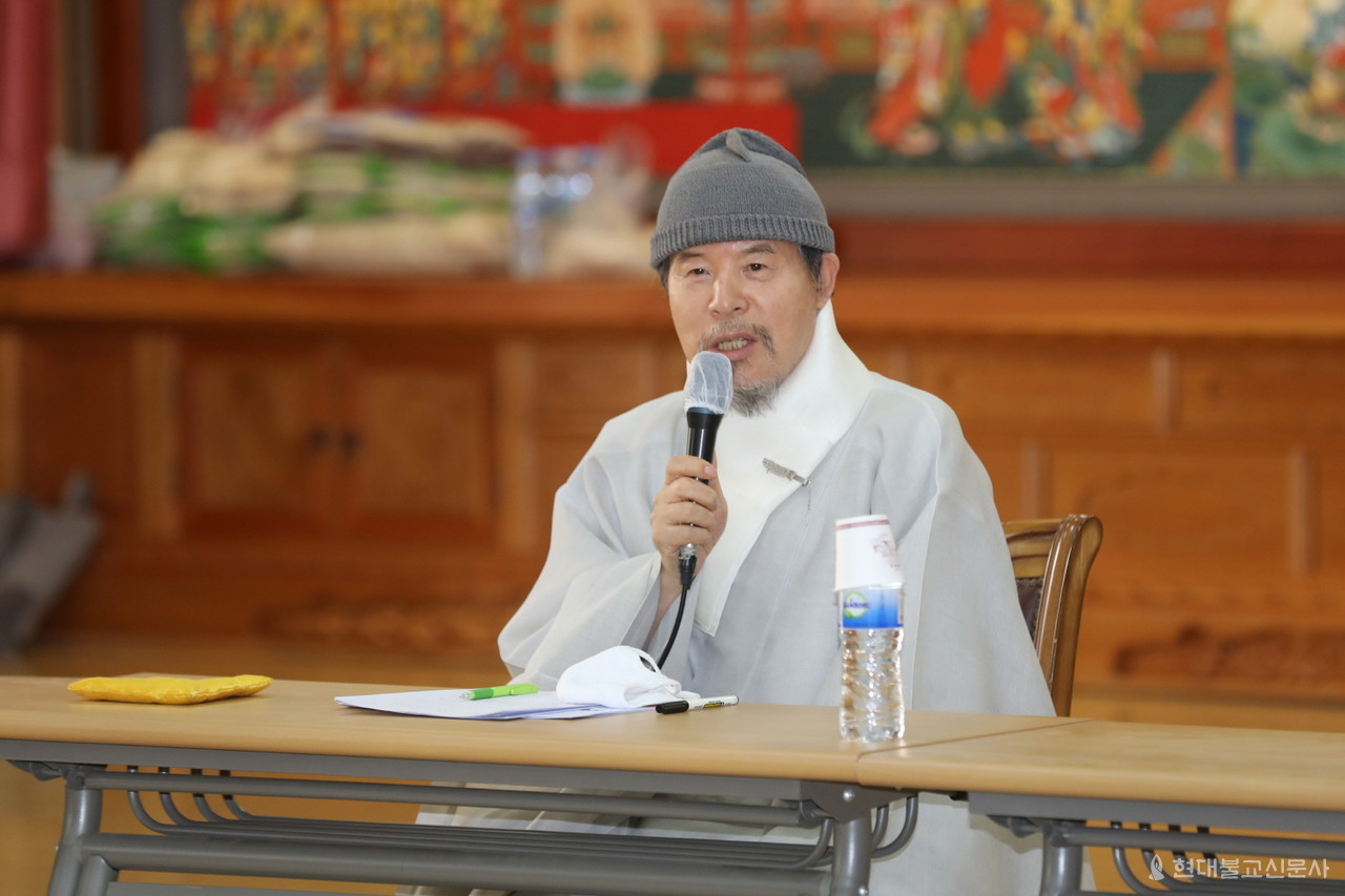 상월결사 회주 자승 스님은 원정대 발족에 앞서 불교 중흥을 위한 불교신자 배가운동의 필요성을 역설했다.