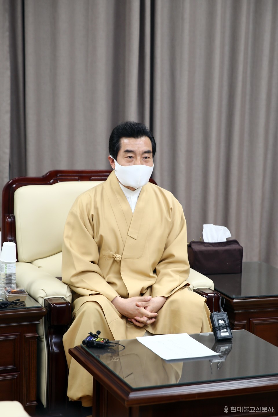 진각종 통리원장 도진 정사는 3월 31일 진각문화전승원서 취임 첫 기자간담회를 갖고 지방교구로 권한 이양 등 방침을 밝혔다.