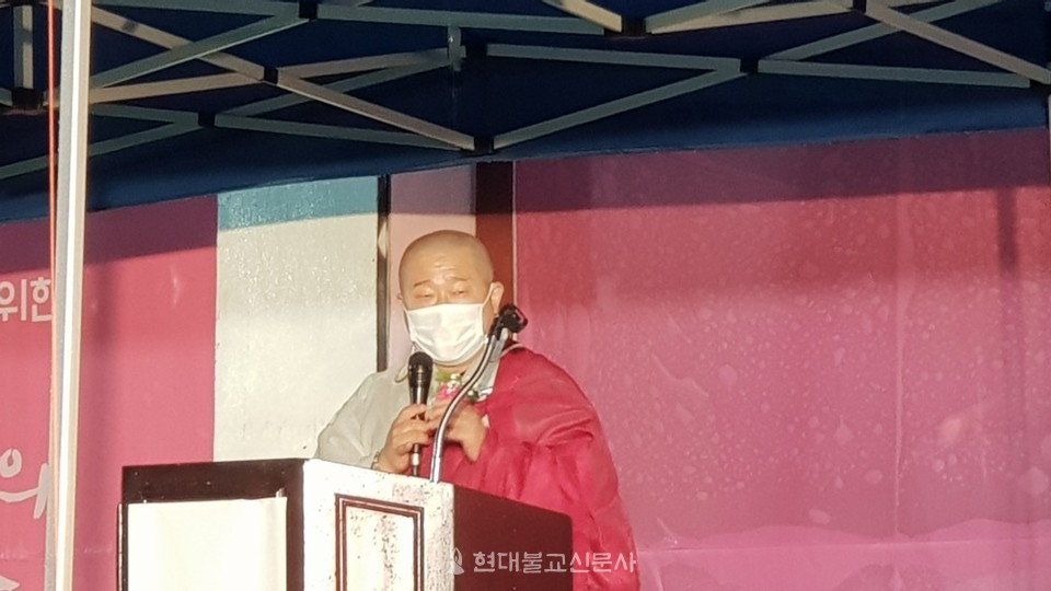 전북봉축위 공동위원장 진성스님(태고종 전북종무원장)