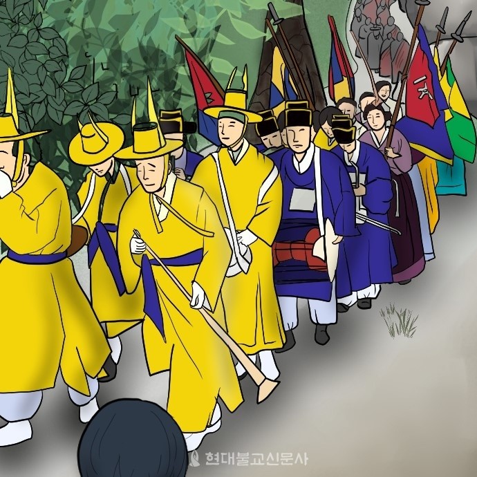 ‘영며들다’가 제작된 웹툰 〈49일의 약속〉 한 장면. 네이버 ‘도전 만화가’에 올렸다.