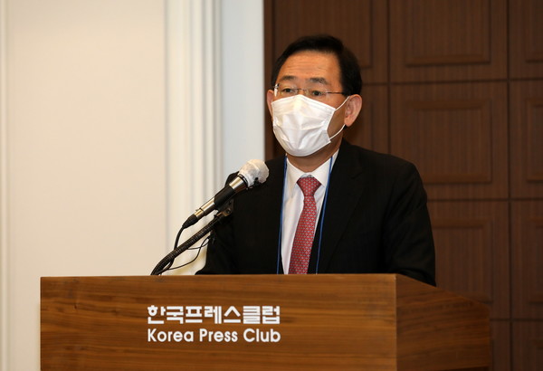 국민의힘 윤석열 캠프 선대위원장 주호영 의원