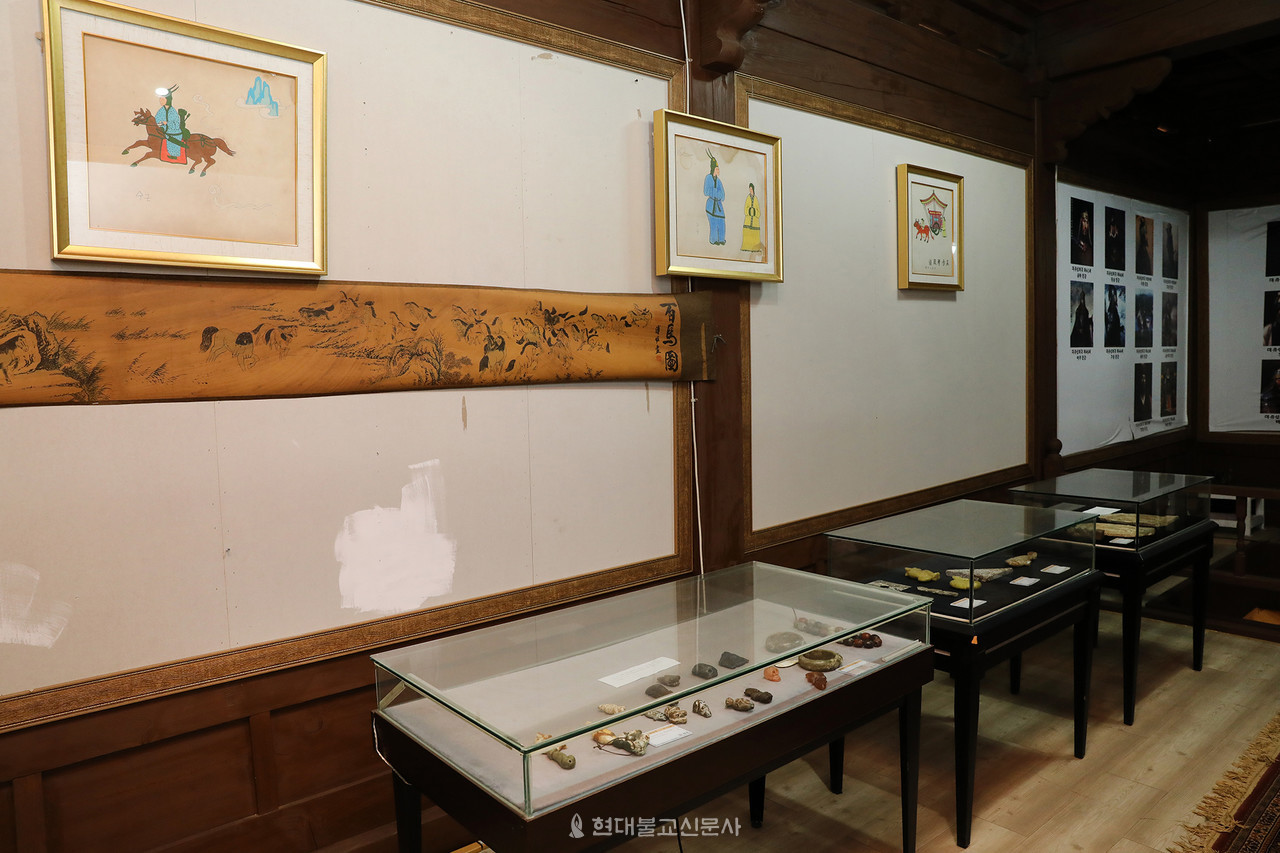 회문팰리스 내에 설립한 ‘고조선역사박물관’ 내부.
