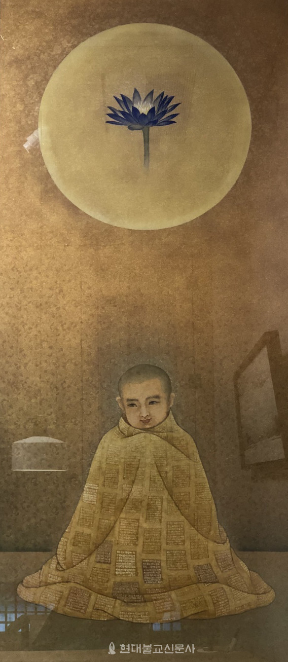 박경귀 作 자비. 신축 이전한 복합명상문화센터 쿠무다(이사장 주석)가 개관을 기념하는 ‘특별 소장전 인연(因緣)’을 개최한다. 