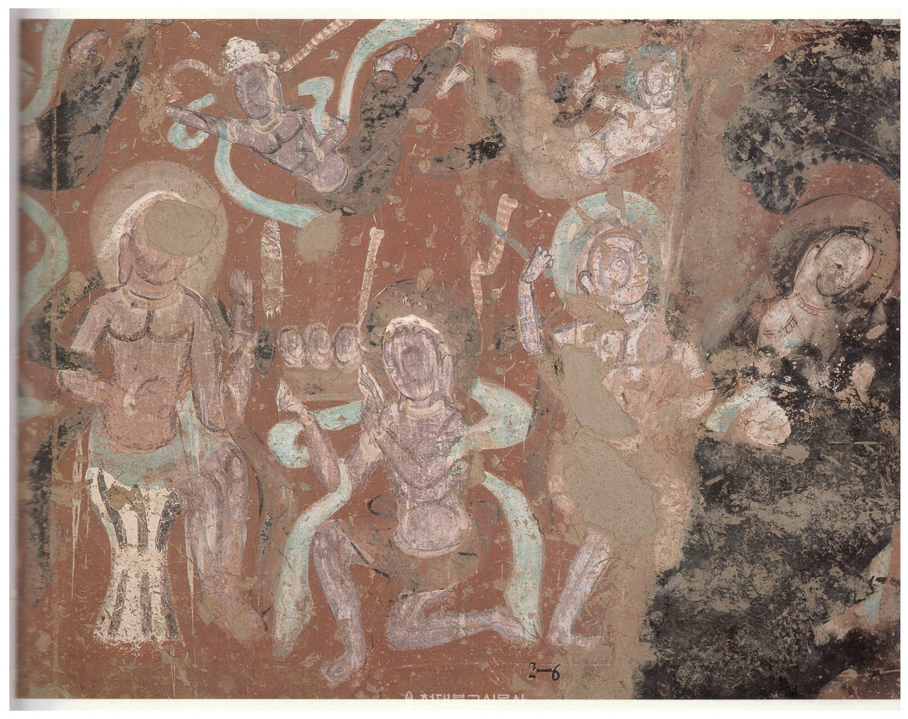 돈황 막고굴 제275굴에 그려진 〈월광왕 본생도〉. 4~5세기경 조성됐다.