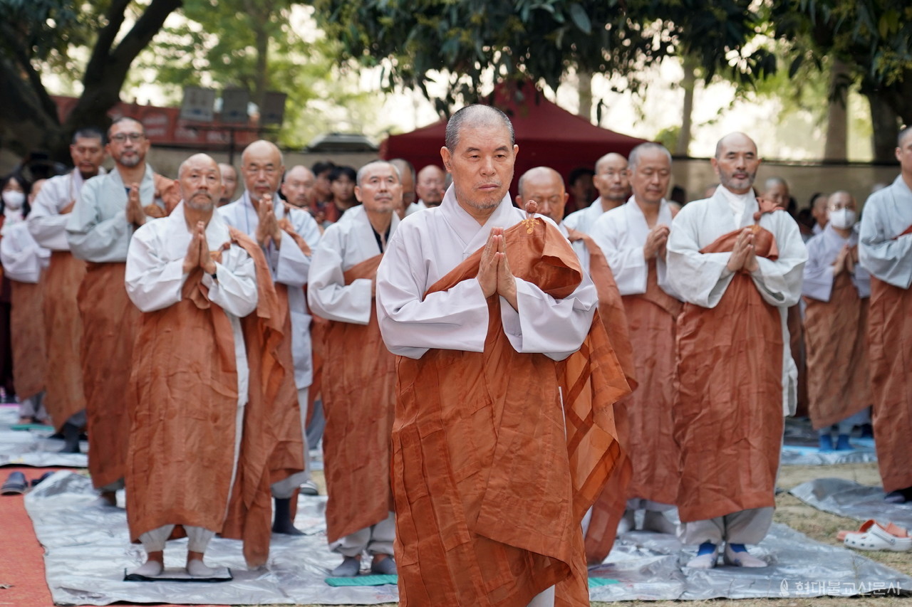 상월결사 인도순례단(회주 자승)은 3월 10일 부처님 탄생지인 룸비니와 부처님 열반지인 쿠시나가르 사이인 세마라에서 108원력문 초안을 공개했다. 