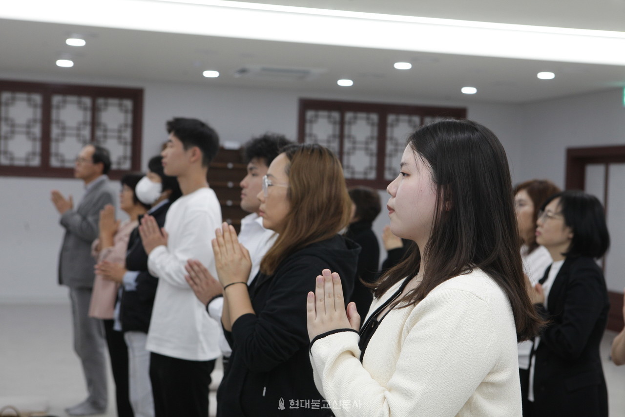 영축총림 통도사가 10월 7일 경내 문수법당에서 ‘영산대학교 불교동아리 1기 창립법회’를 봉행했다. 