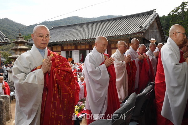 태고종 선암사 제32세 주지 승범스님 취임