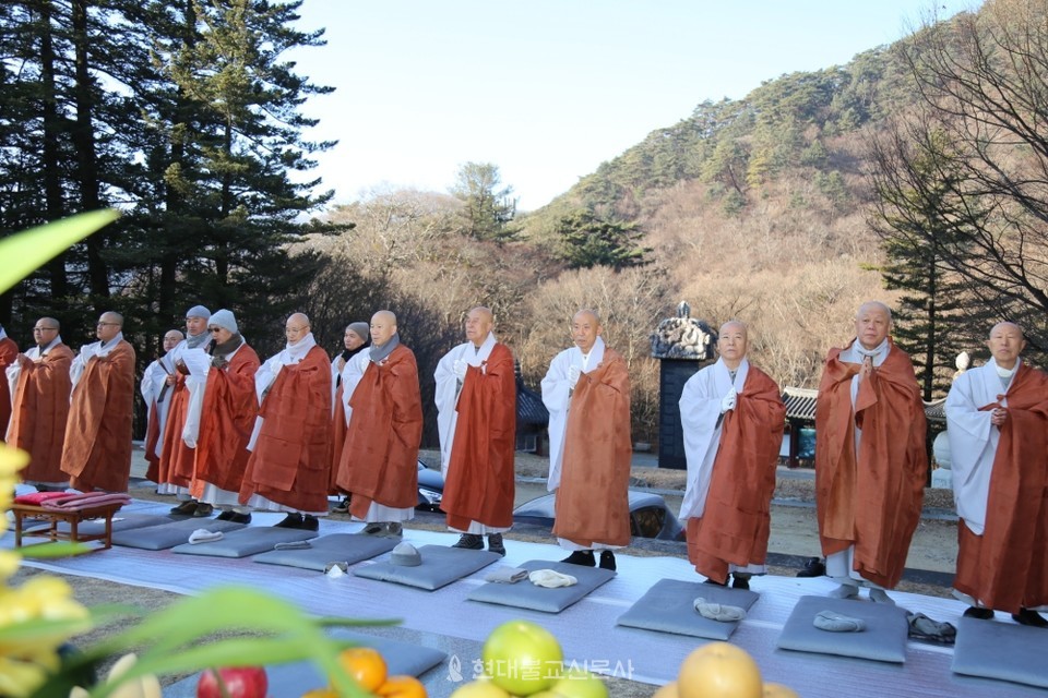 해인사, 혜암당 성관대종사 열반 22주기 추모 다례재 봉행