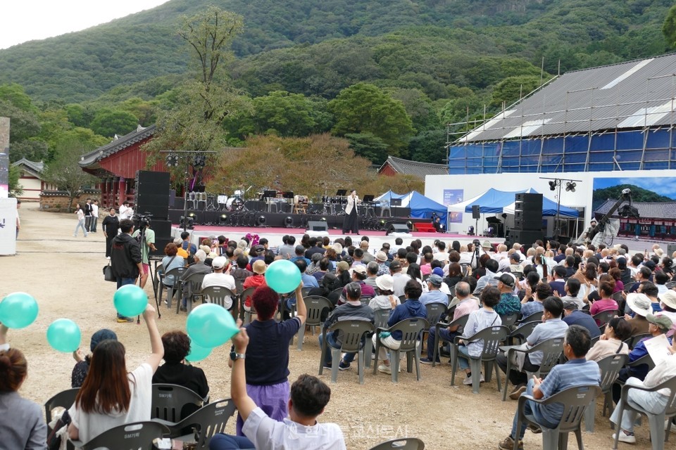 산사음악회 모습