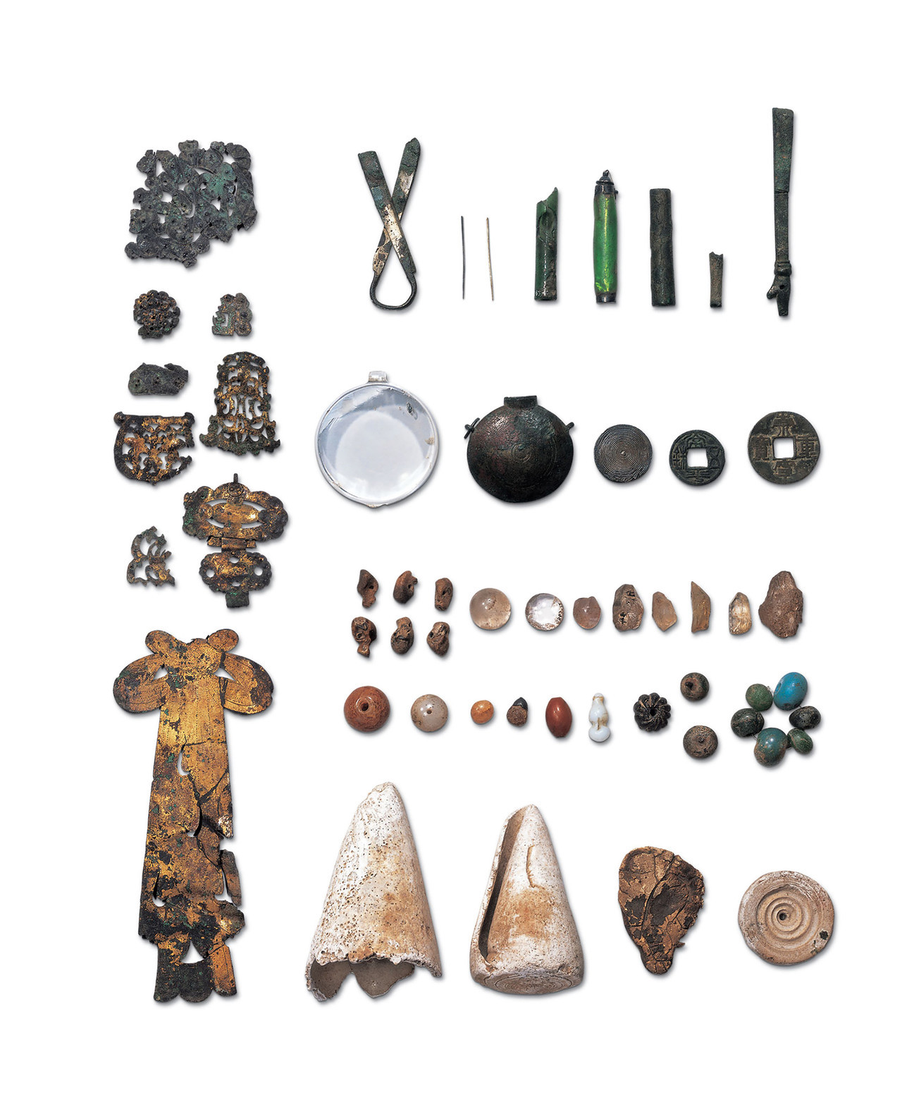 분황사 석탑 사리장엄구, 신라, 632년경. 사진출처=국립경주박물관