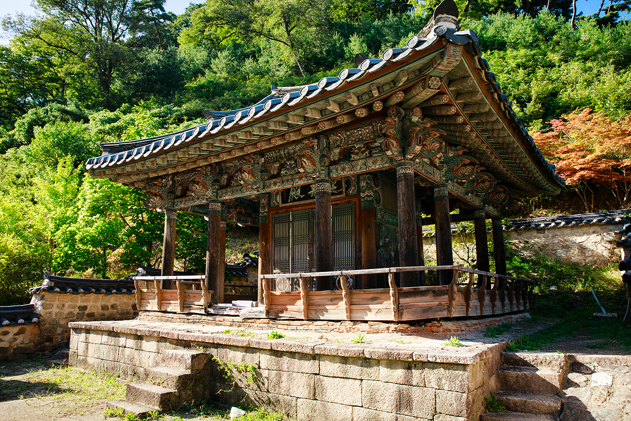 지난해 보물로 지정된 의성 고운사 연수전.  이번 화마로 인해 전소돼 안타까움을 사고 있다.(현대불교신문 자료사진)