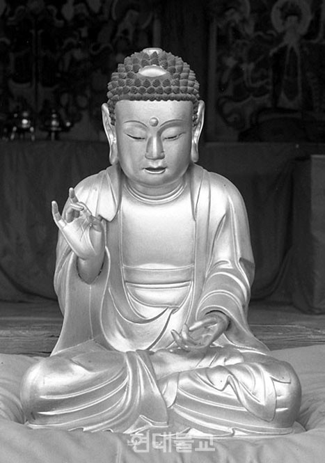 17세기 호남과 영서를 중심으로 활동한 조각승 법령 스님이 조성한 1624년 옥천 가산사 목조아미타여래좌상(소실)