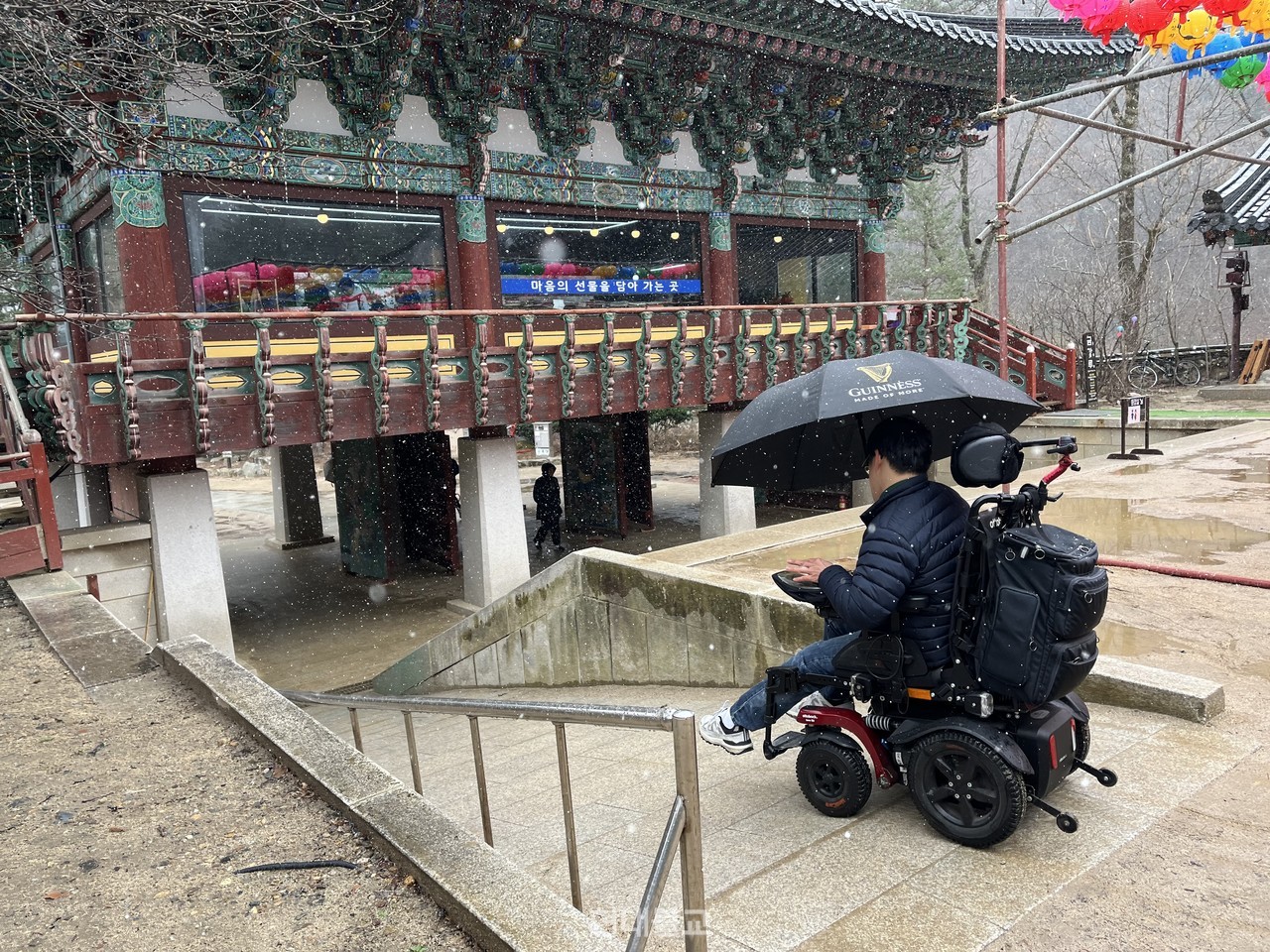 월정사는 다양한 편의시설을 갖추고 있어 수월한 순례가 가능했다.