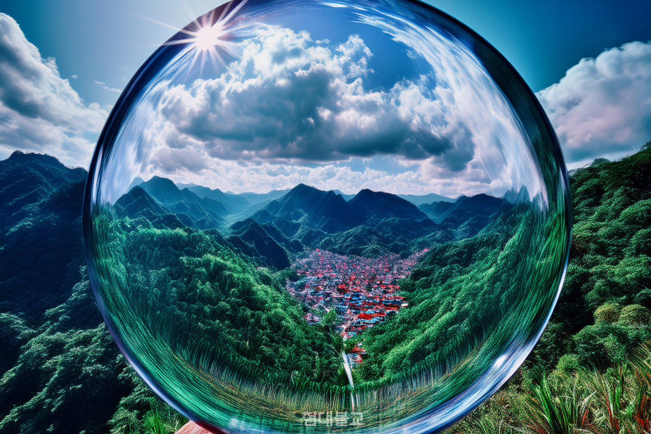 바탕의식과 하나가 되면 ‘나와 세상’과의 분리가 일어난다. 그리고 그저 반응 없이 관조한다. ⓒ강소연