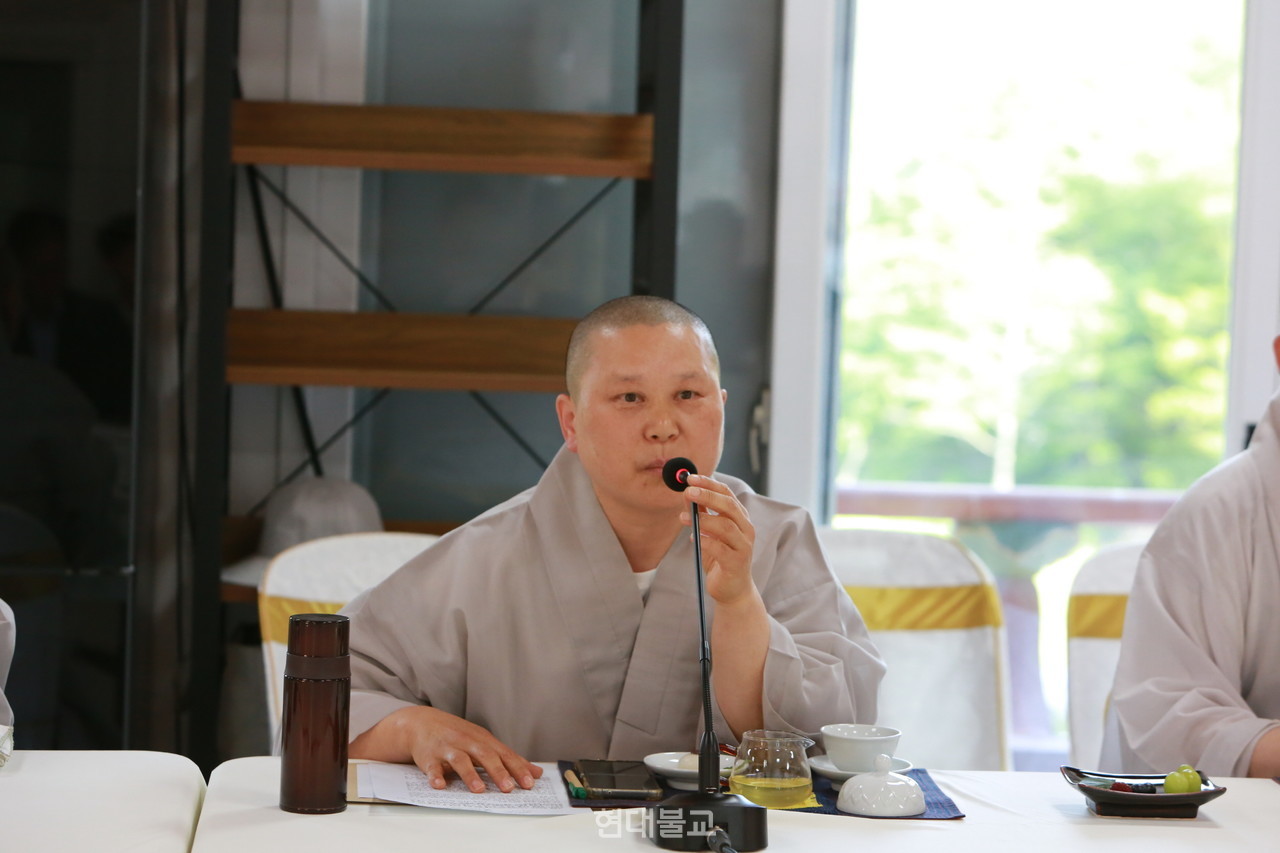 울산불교환경연대 상임대표 천도 스님