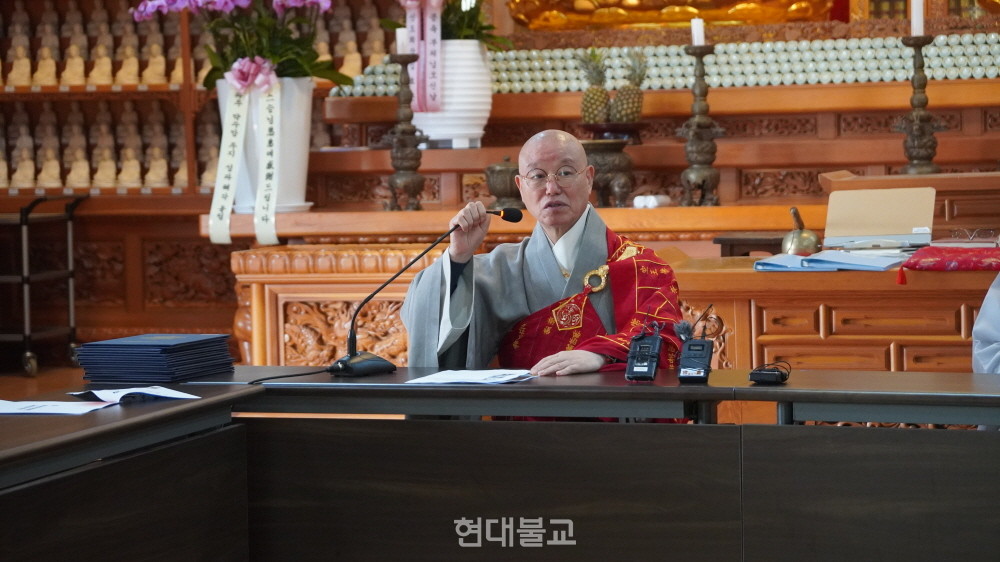 태고종 총무원장 상진 스님은 "정책기획단이 종교를 넘어 사회적 역할까지 수행할 수 있도록 노력해 달라"고 당부했다.