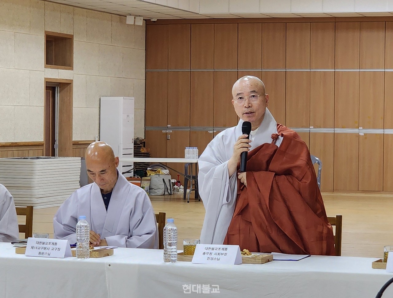 조계종 총무원 사회부장 진경 스님.