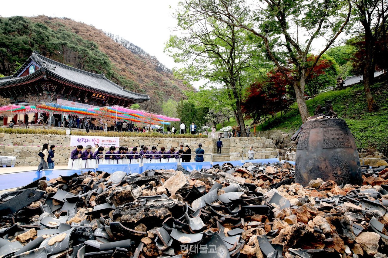 지난 3월 발생한 경북 산불로 가장 큰 피해를 입은 사찰인 의성 고운사. 현대불교 자료사진.