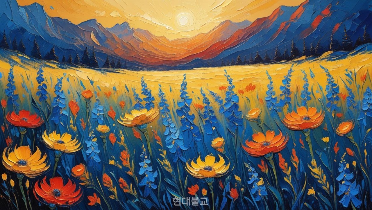 해당 삽화하는 진우 스님의 선명상 게송을 생성형 AI에 입력해 제작됐습니다. 