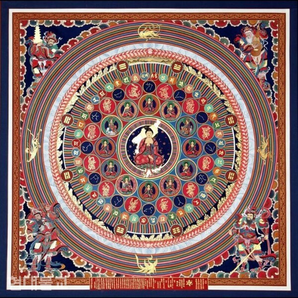  정각원 신중단에 봉안된 통일찰해도.