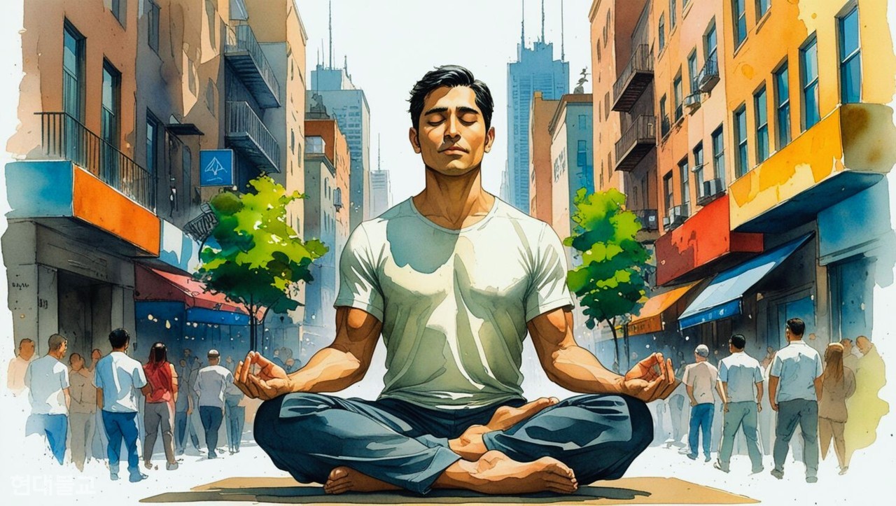 해당 삽화는 진우 스님의 선명상 게송을 생성형 AI에게 입력해 제작됐습니다.