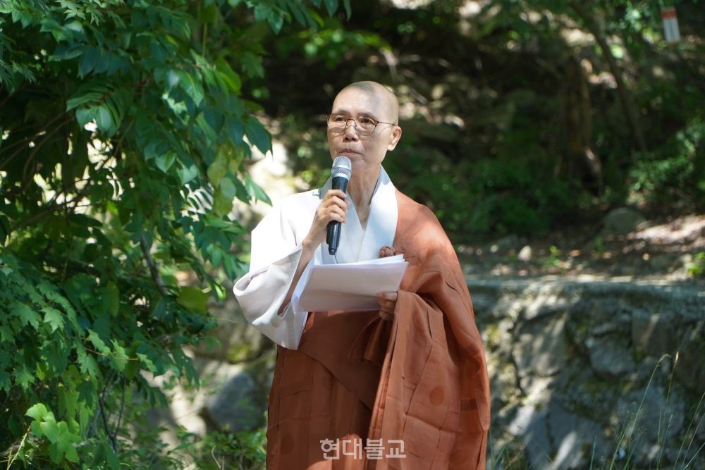 수석부회장 수경 스님.