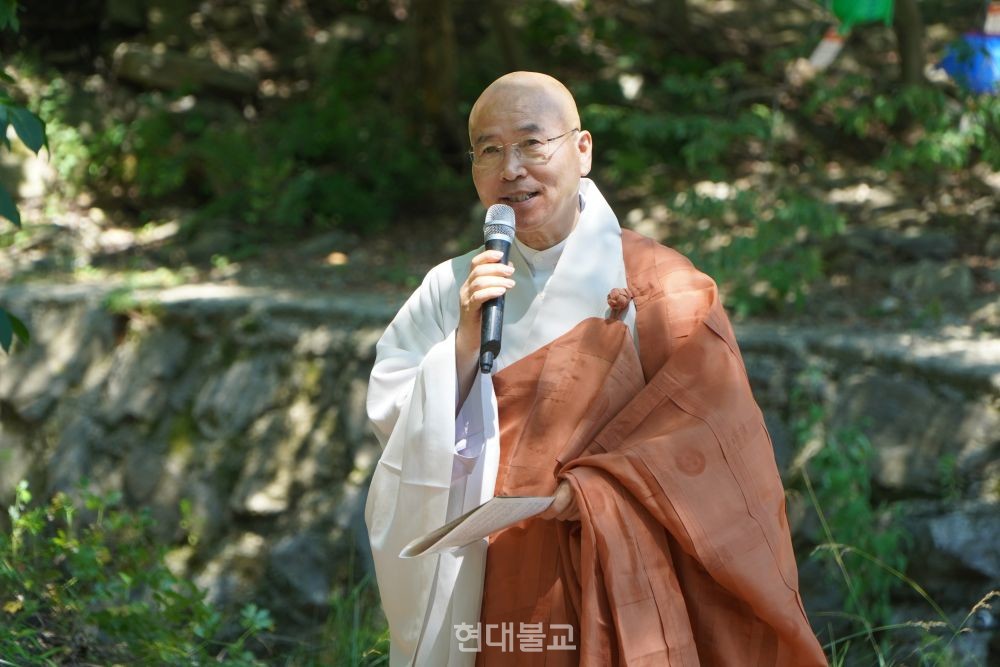 사회부장 진경 스님.