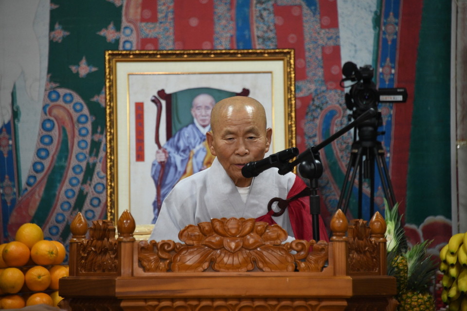 태고총림 선암사 방장 지암 스님