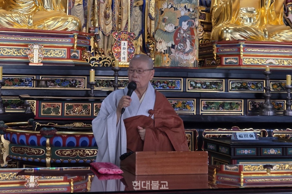 석좌 교수 도혜 스님.