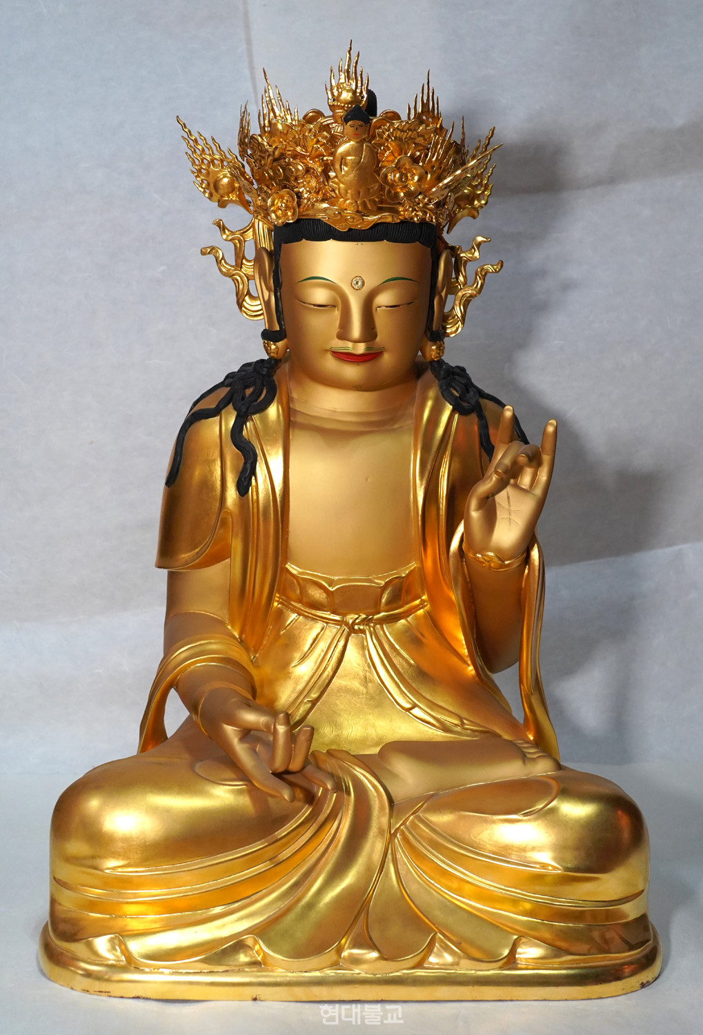 청헌 스님이 만든 보살상으로 새로 밝혀진 영주 영전사 목조보살좌상(1647년). ⓒ동북아불교미술연구소