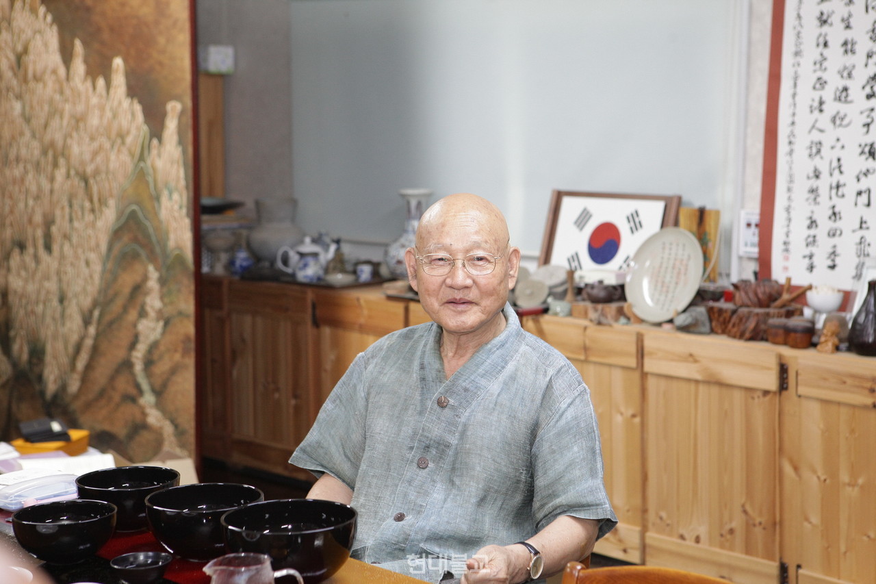 조계종 종정 중봉 성파 대종사.