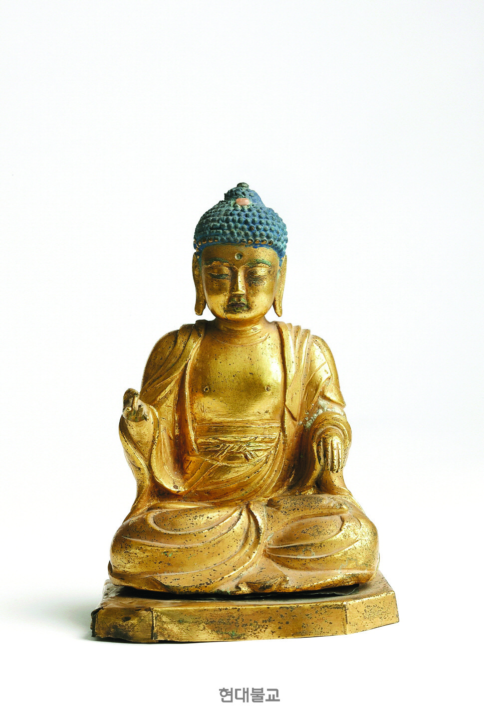 금동석가여래좌상, 조선 1479년 이전(1493년 중수), 높이 15.0㎝, 수종사(불교중앙박물관 기탁), 보물. 사진 제공=국가유산청