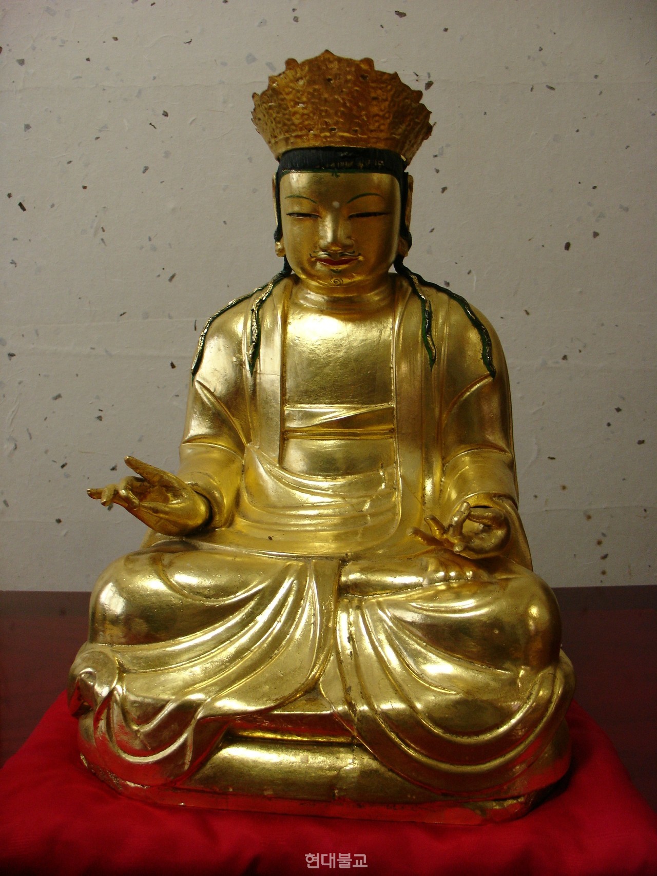 제주 삼광사 목조보살좌상(1671년). ⓒ국가유산청