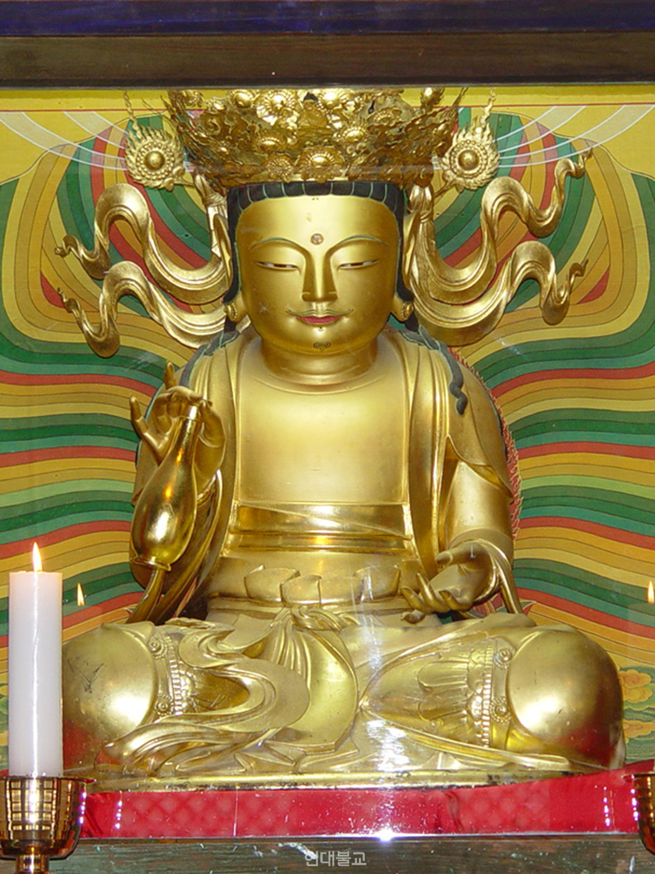 순천 송광사 목조관음보살좌상(1662년). ⓒ동북아불교미술연구소