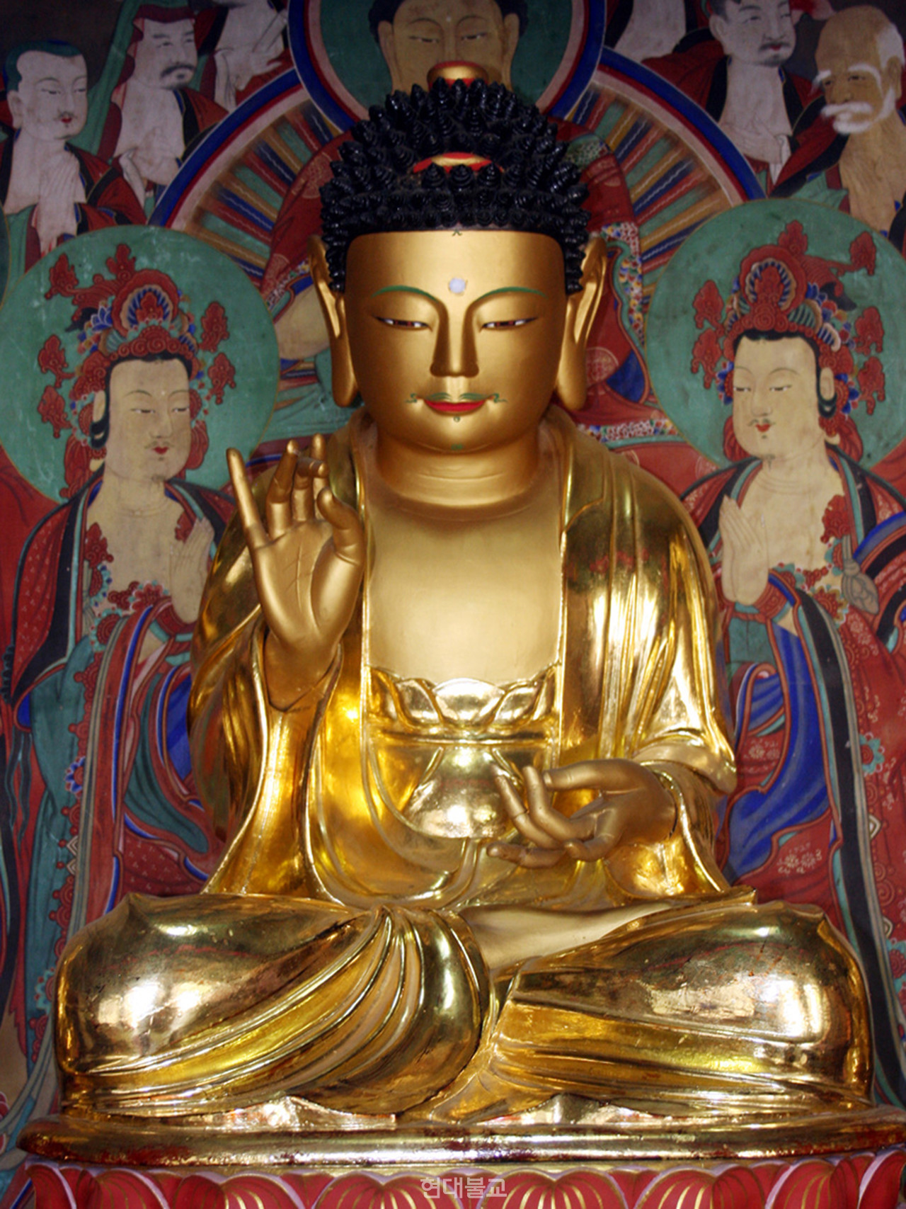 김제 금복사 목조여래좌상(1676년). ⓒ동북아불교미술연구소