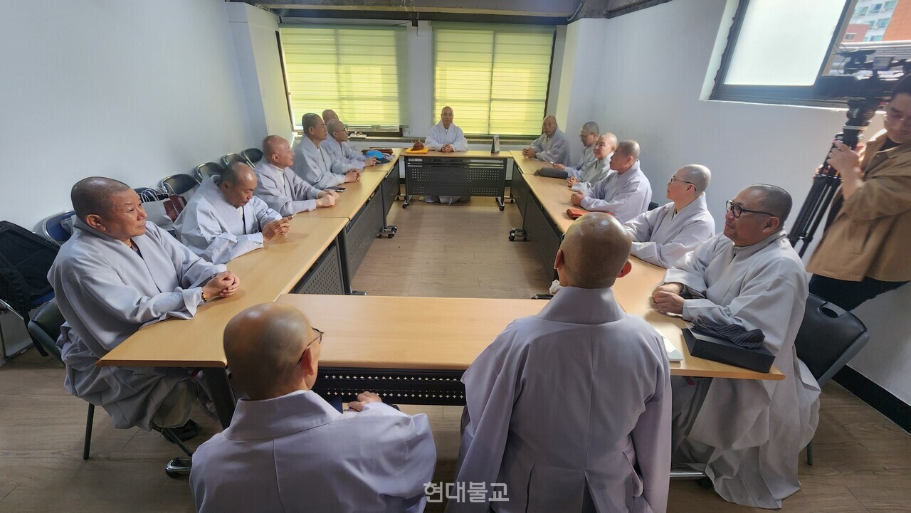 불교광장 회장단은 총회 후 종단 주요 현안에 대해 논의하는 시간을 가졌다.