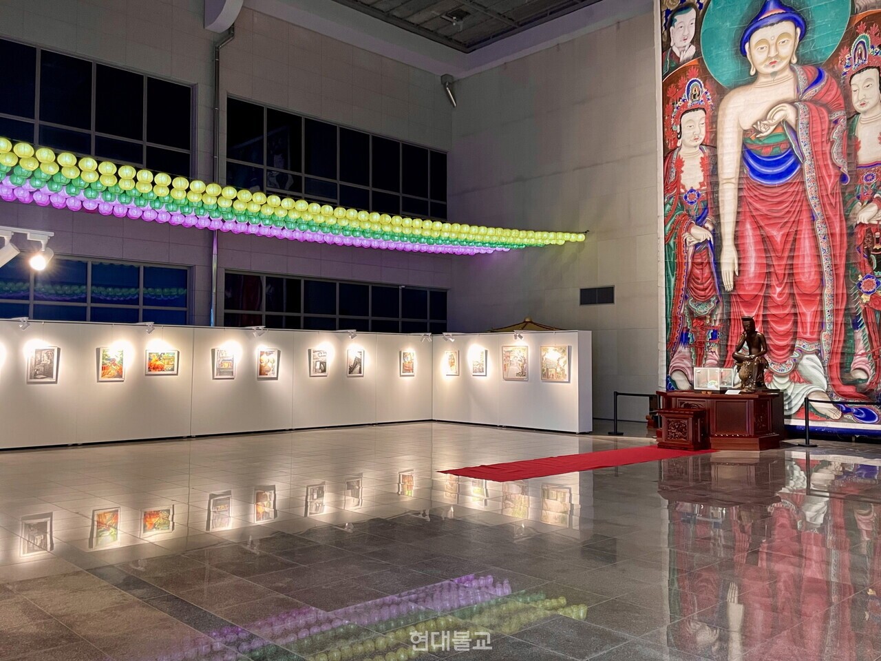 범어사 성보박물관 중정 전시관