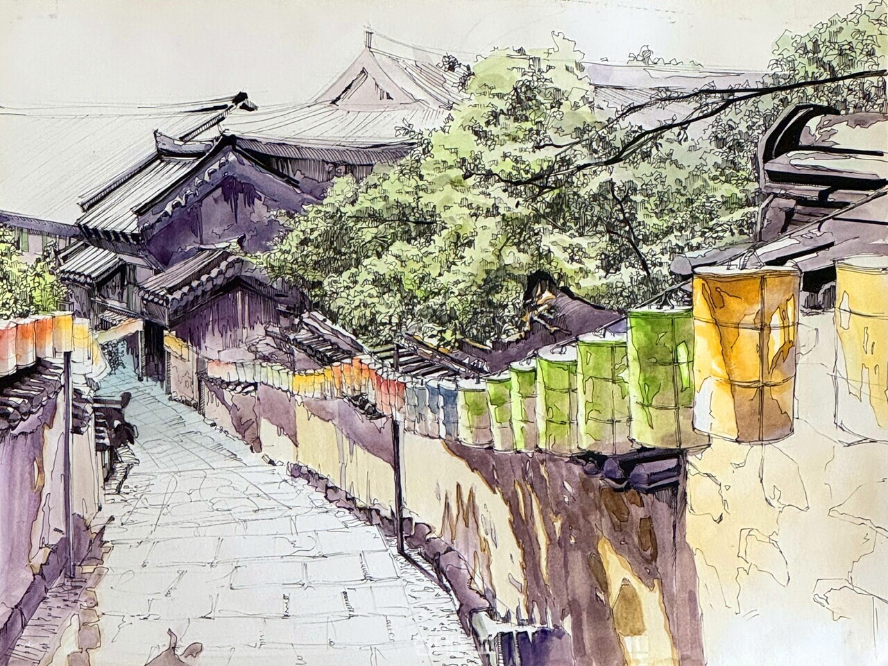 범어사 아름다운 길(2학년 정은희 作)