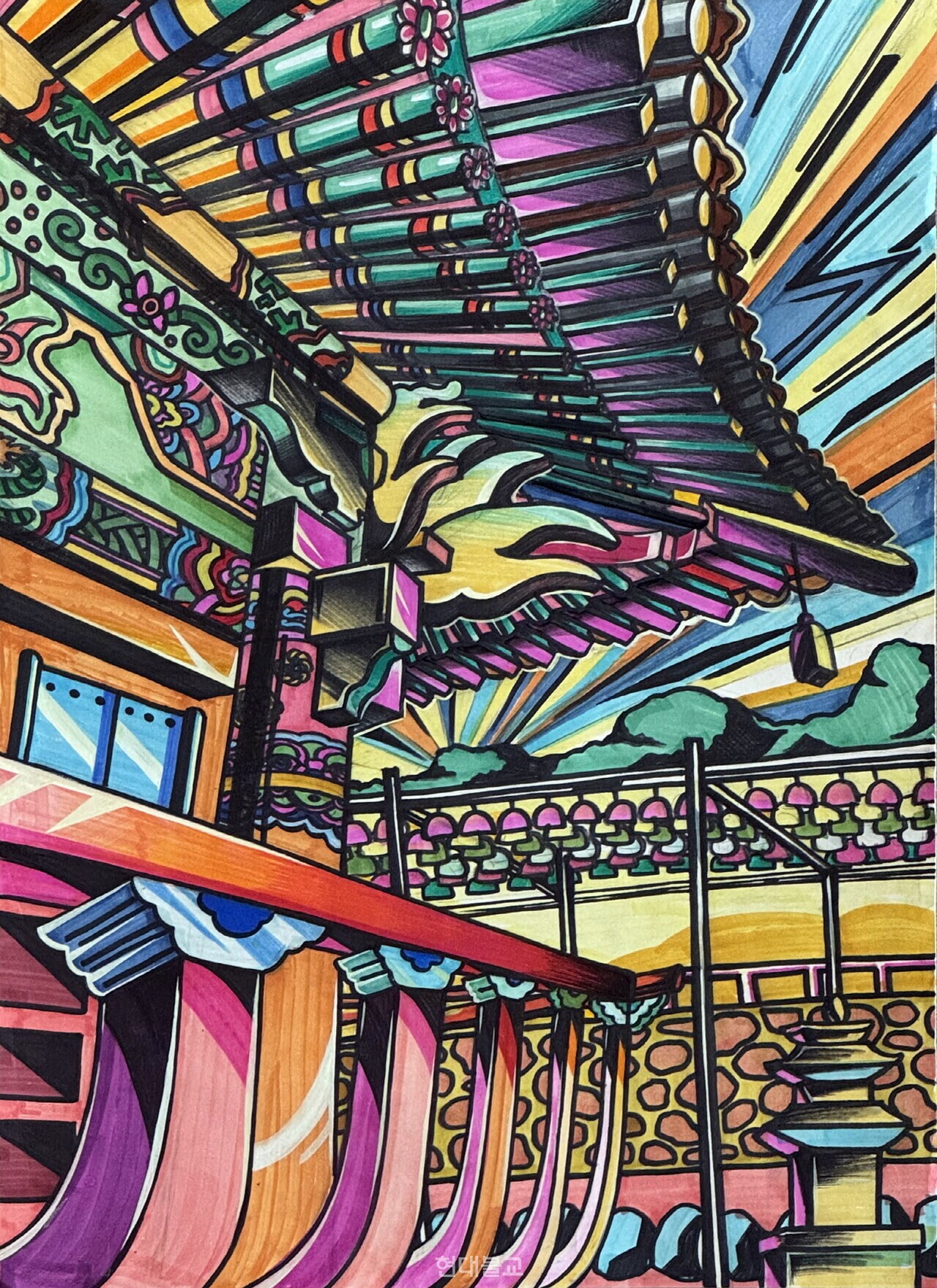 범어사 보제루(2학년 구연우 作)