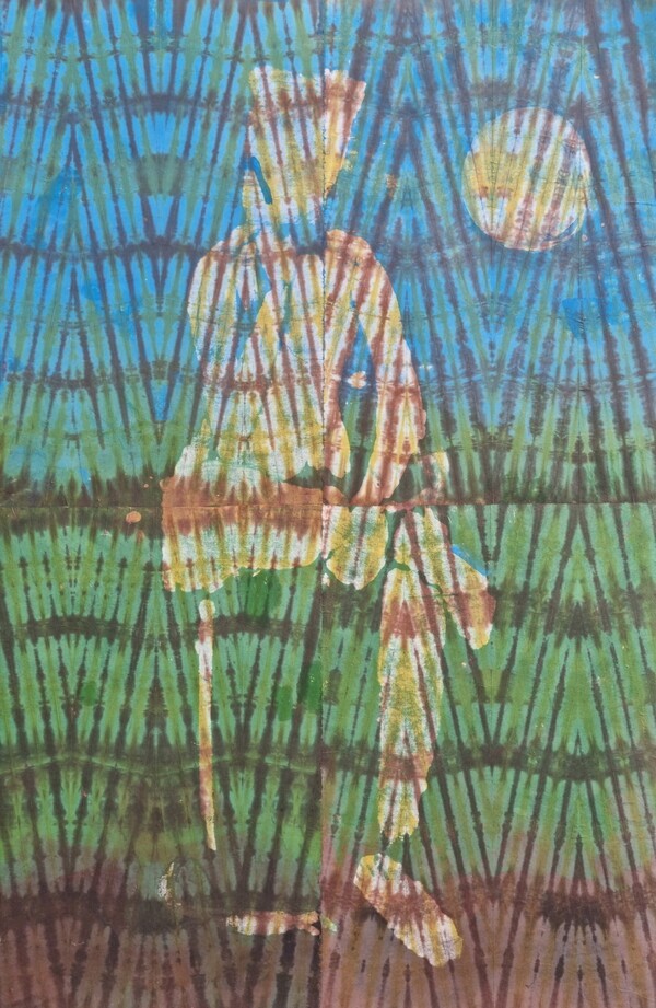 전시 작품인 정오 스님의 '사유4'