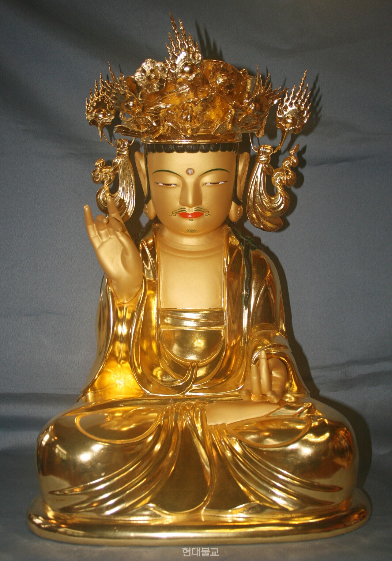 대전 복전암 목조대세지보살좌상(1669년). ⓒ동북아불교미술연구소