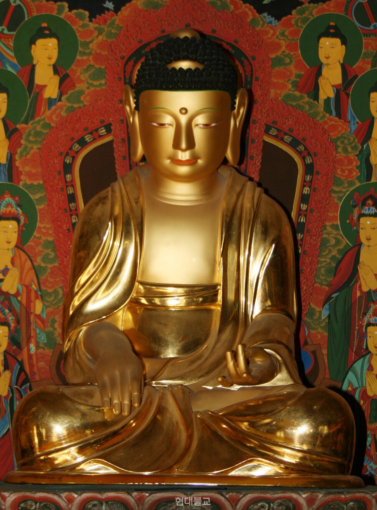 순천 송광사 영산전 목조석가여래좌상(1662년).ⓒ동북아불교미술연구소