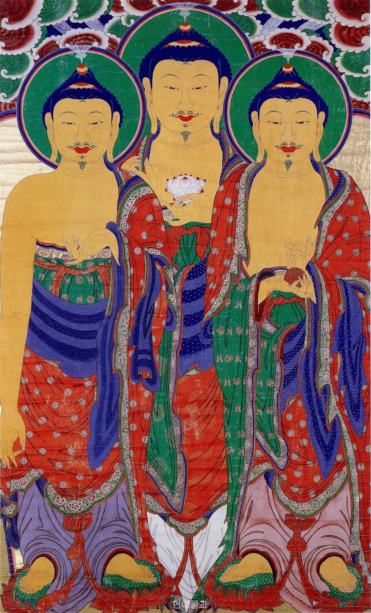 불암사 괘불, 조선 1895년, 삼베에 채색, 남양주 불암사. 사진=〈한국의 불화〉