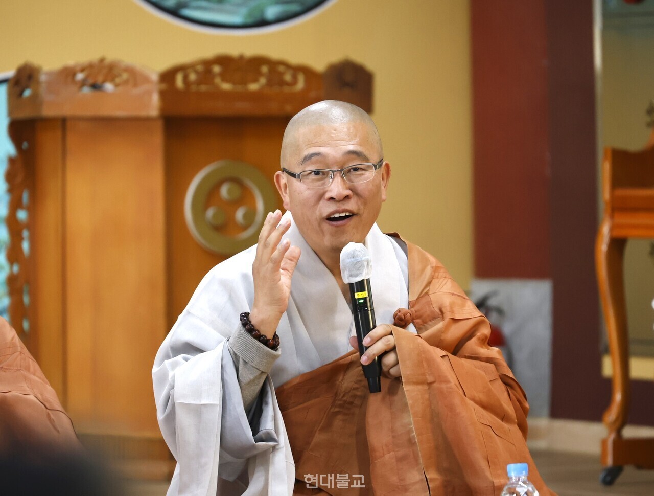 조계종 중앙종회의원 정범 스님.
