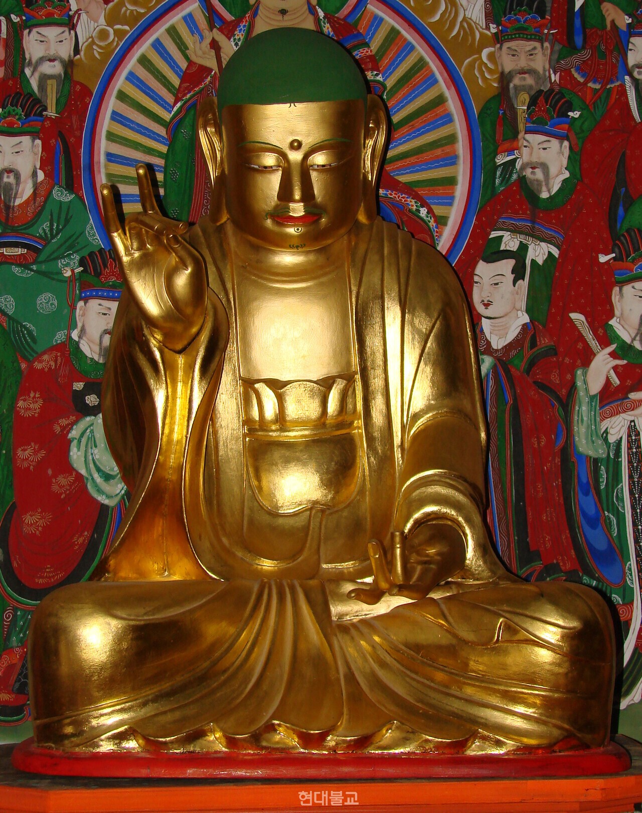 관해 스님이 수화승으로 제작한 장성 백양사 목조지장보살좌상(1653년). ⓒ동북아불교미술연구소