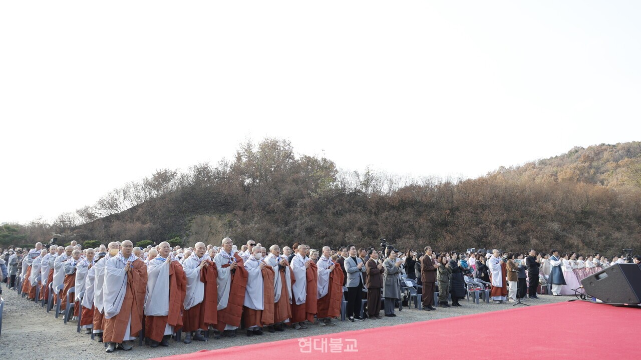 조계종은 11월 22일 세종 광제사에서 ‘2025 대전·세종·충청 포교역량 결집대회–1250인 아라한 야단법석’을 개최했다.