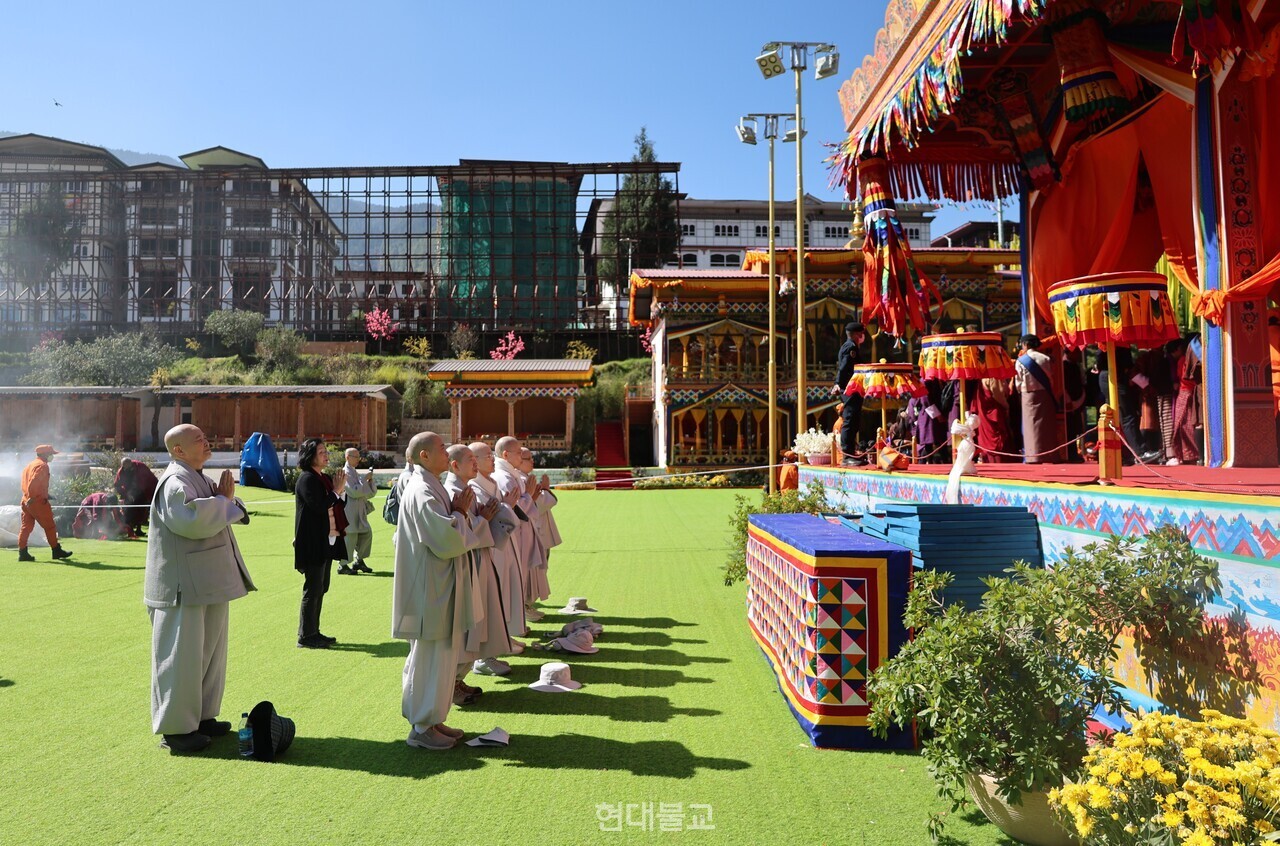 전국비구니회 스님들의 수계법회 참석 모습.