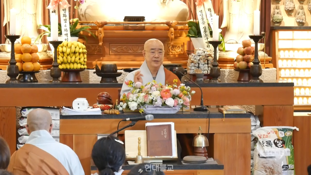 행불선원장 월호 스님.