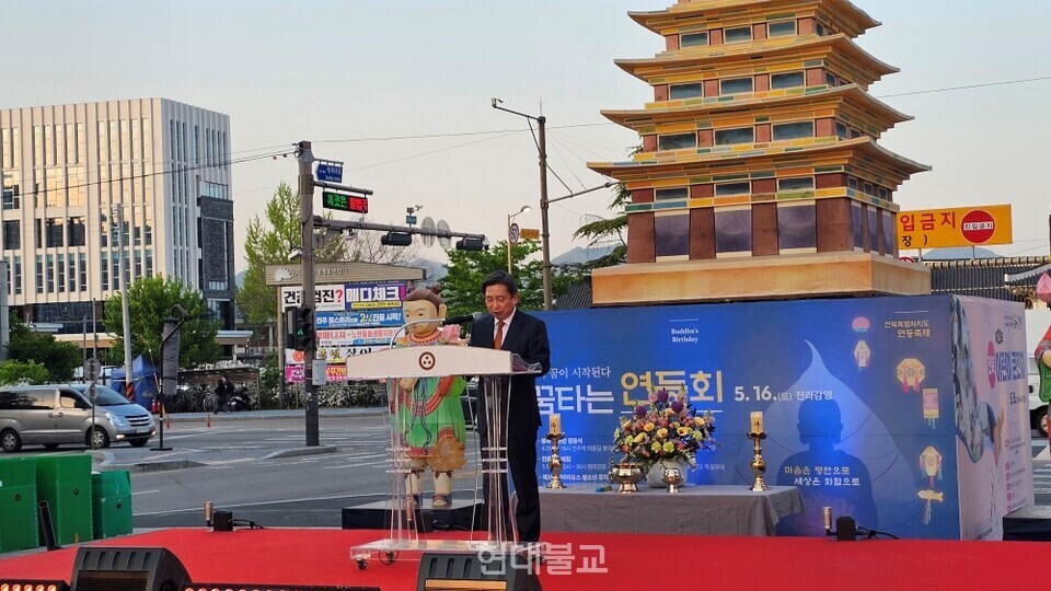 한광수 금산사 신도회장