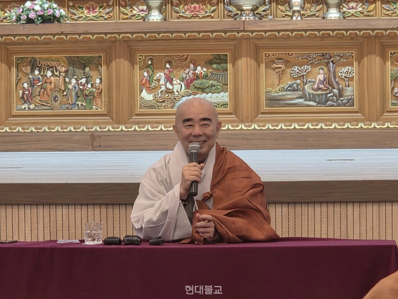 월정사 주지 정념 스님.